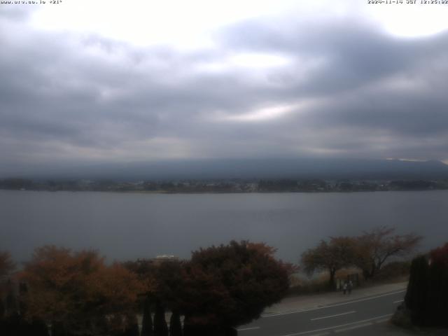 河口湖からの富士山