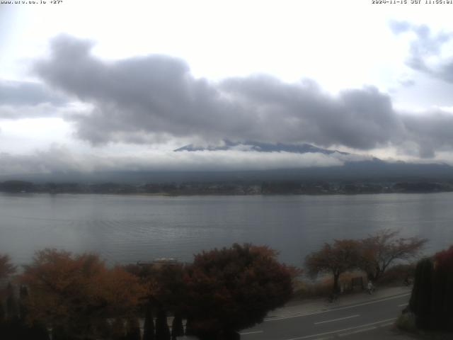 河口湖からの富士山