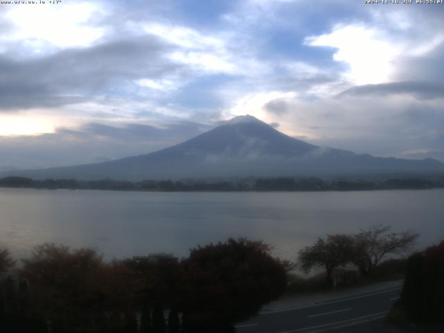 河口湖からの富士山