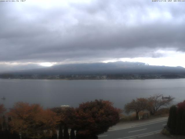 河口湖からの富士山