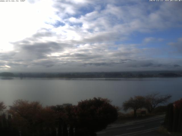 河口湖からの富士山