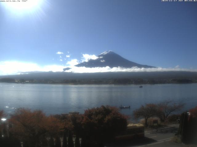 河口湖からの富士山