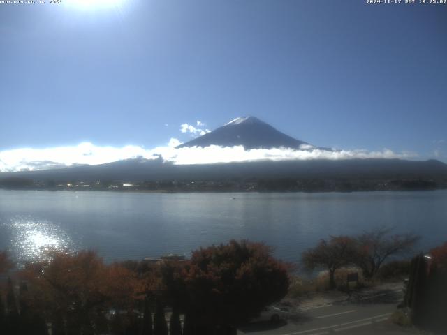 河口湖からの富士山