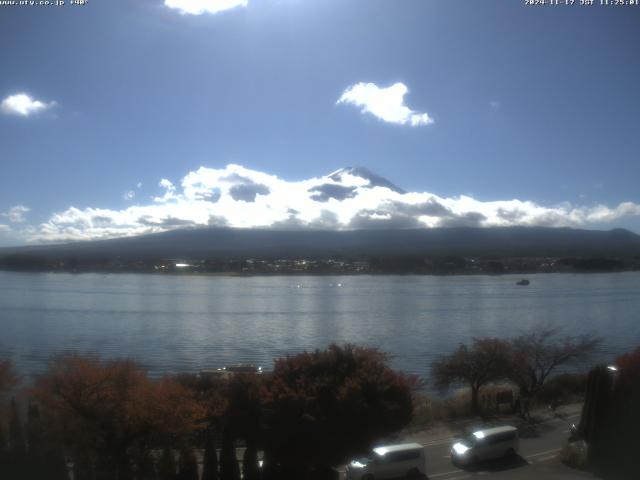 河口湖からの富士山