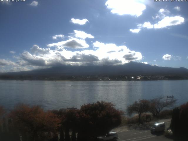 河口湖からの富士山