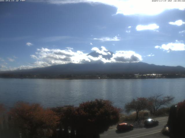 河口湖からの富士山