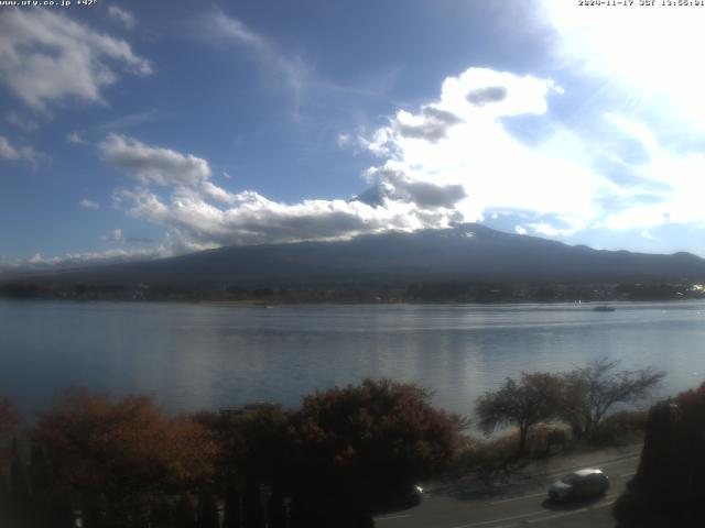 河口湖からの富士山