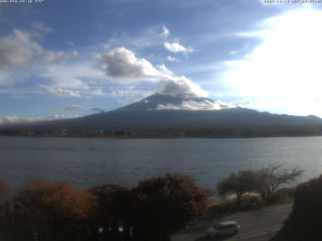 河口湖からの富士山