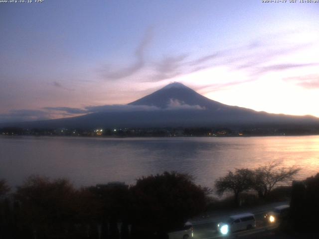 河口湖からの富士山