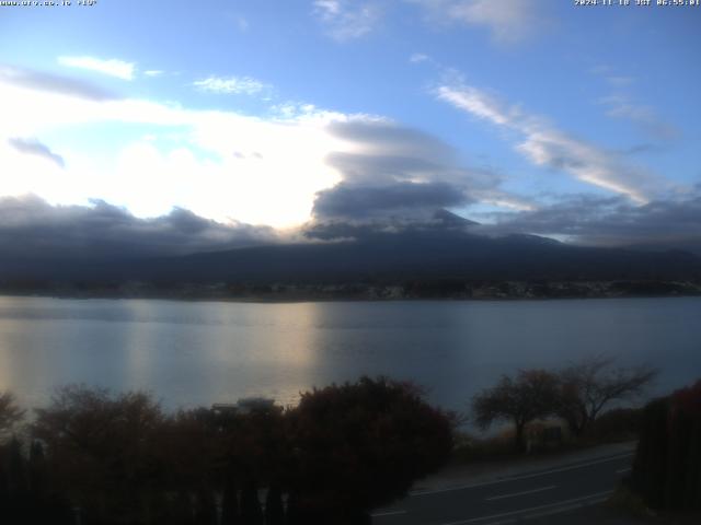 河口湖からの富士山