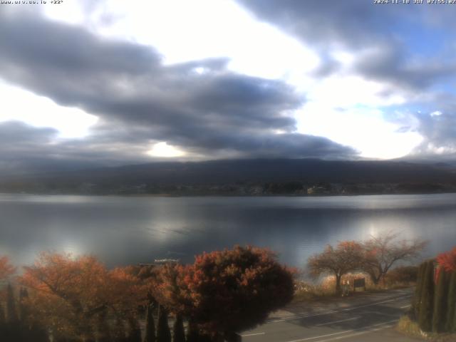 河口湖からの富士山