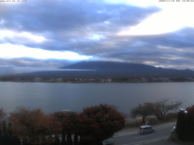 河口湖からの富士山