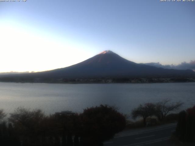 河口湖からの富士山