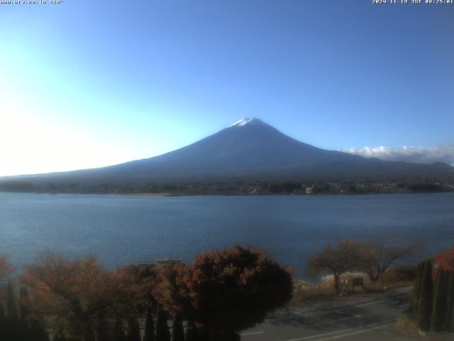 河口湖からの富士山