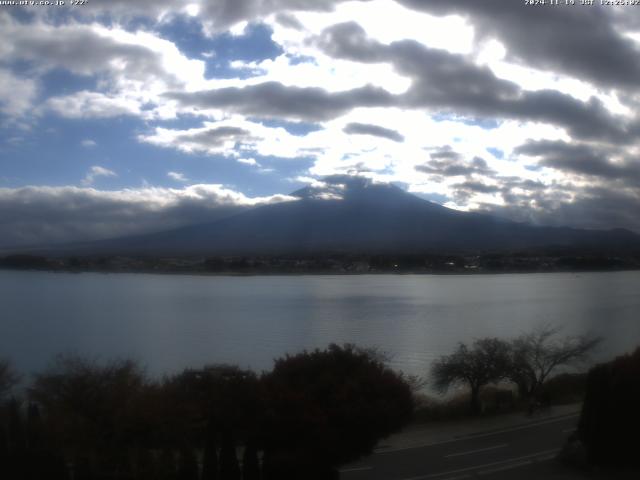 河口湖からの富士山