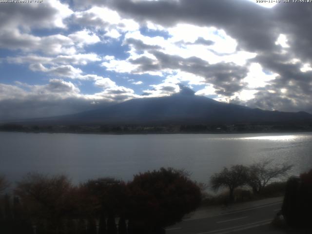 河口湖からの富士山