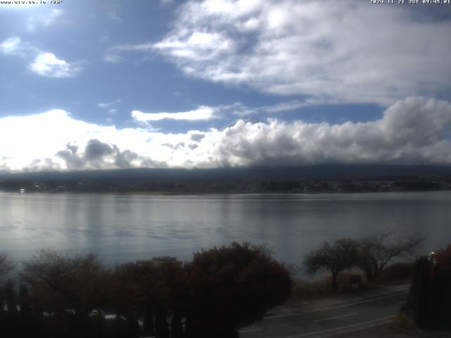 河口湖からの富士山