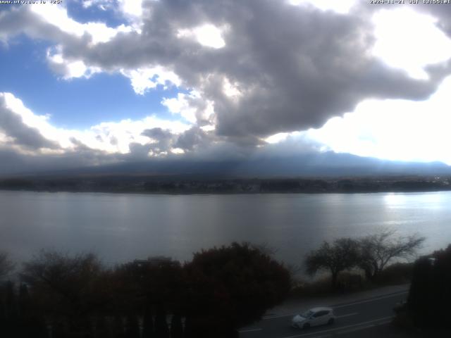 河口湖からの富士山