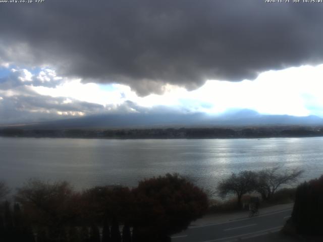 河口湖からの富士山