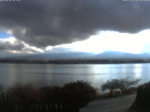 河口湖からの富士山