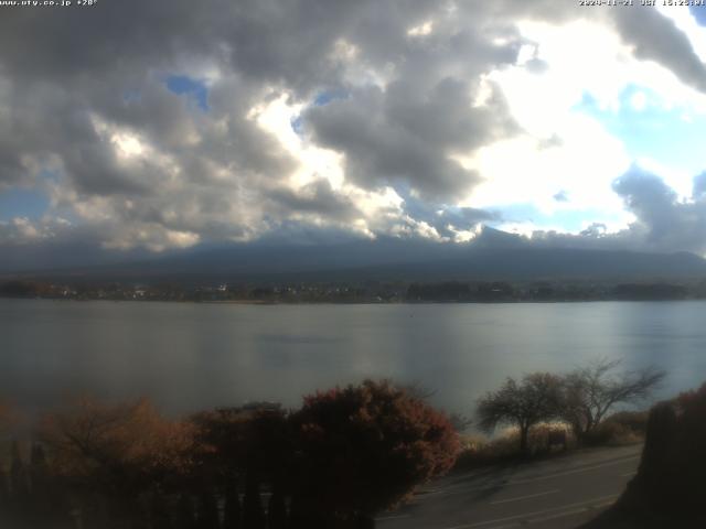 河口湖からの富士山