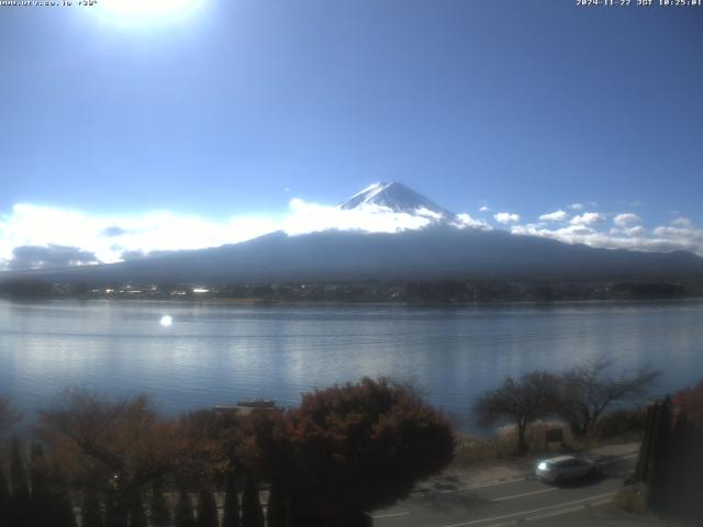 河口湖からの富士山