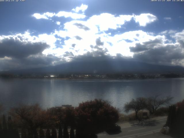 河口湖からの富士山