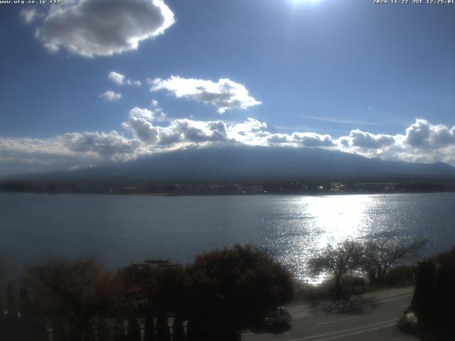 河口湖からの富士山