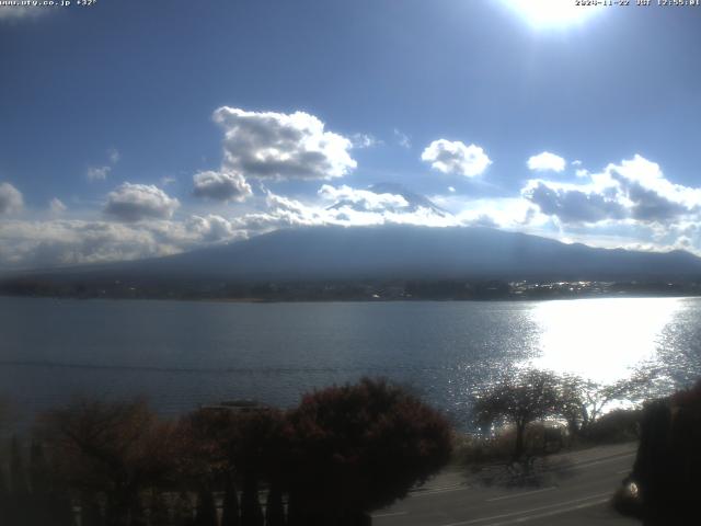 河口湖からの富士山