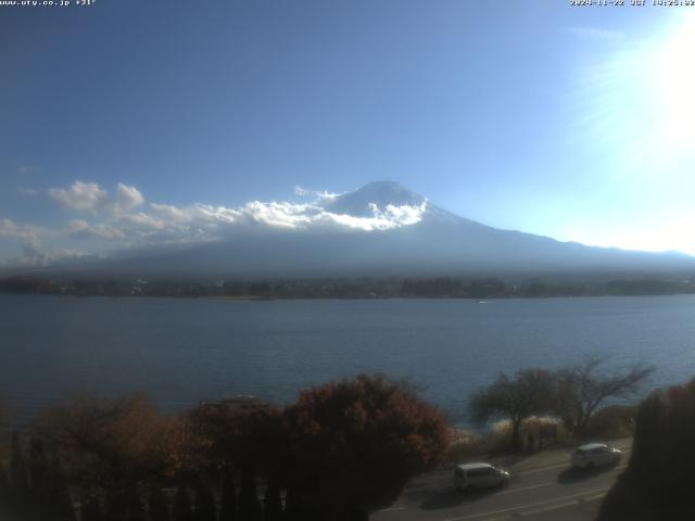 河口湖からの富士山