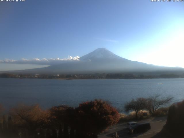 河口湖からの富士山