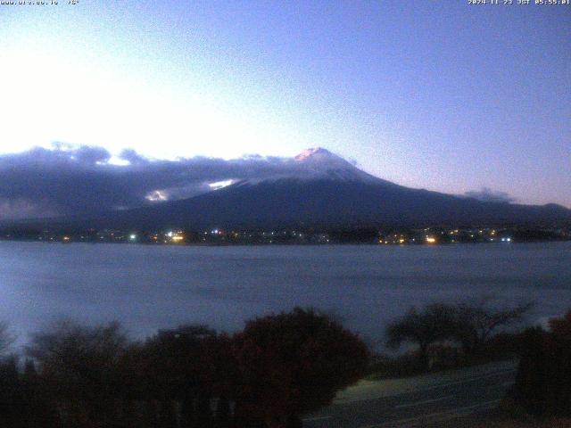 河口湖からの富士山