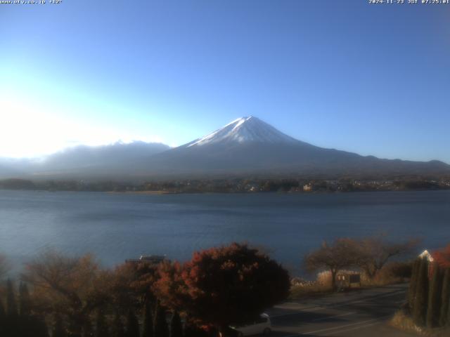 河口湖からの富士山