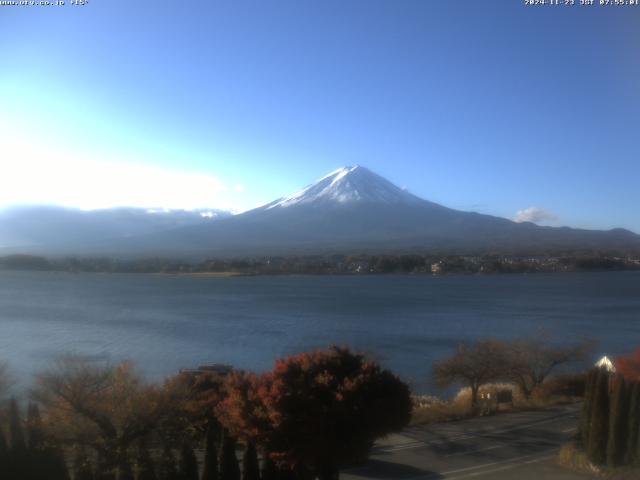 河口湖からの富士山