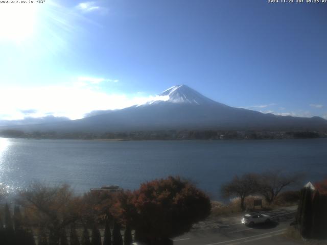 河口湖からの富士山