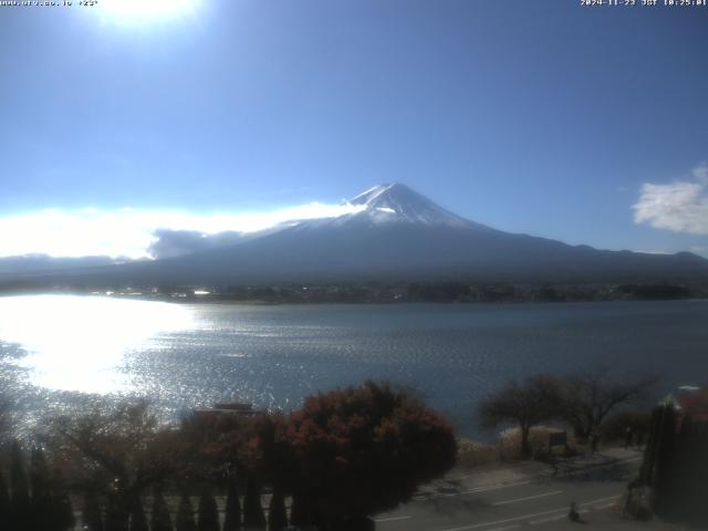 河口湖からの富士山