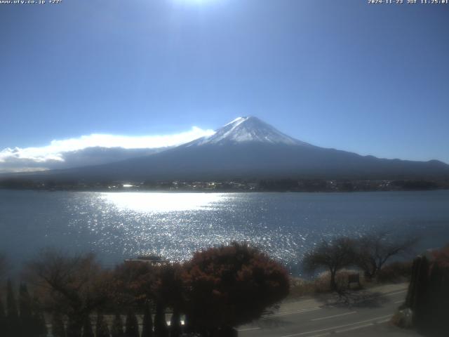 河口湖からの富士山