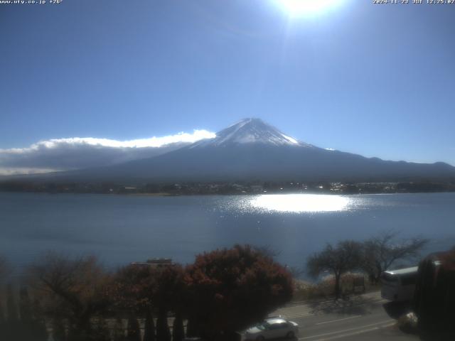 河口湖からの富士山