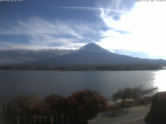 河口湖からの富士山