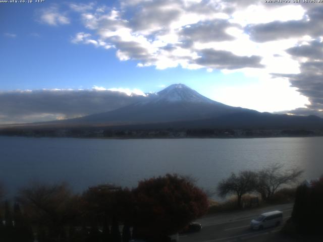 河口湖からの富士山