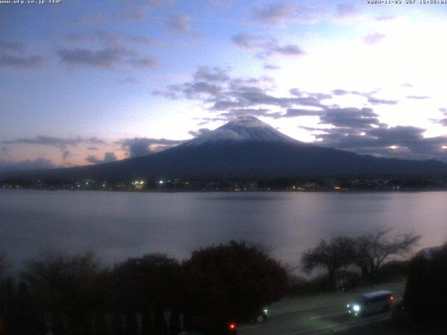 河口湖からの富士山