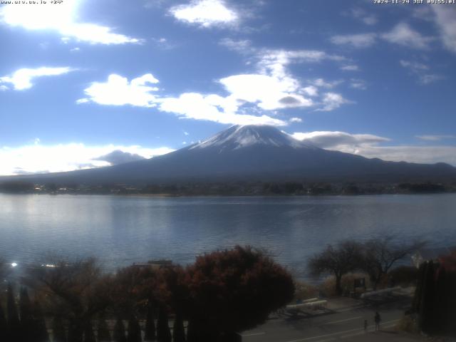 河口湖からの富士山