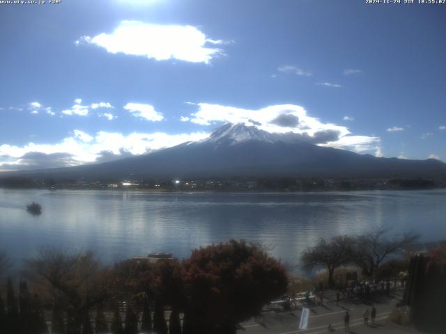 河口湖からの富士山