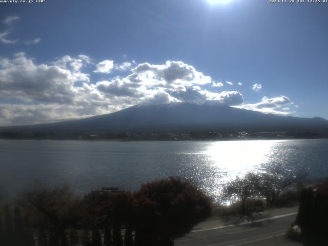 河口湖からの富士山