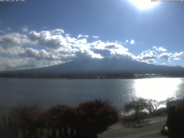 河口湖からの富士山