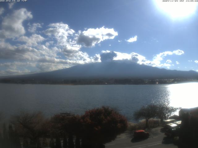 河口湖からの富士山