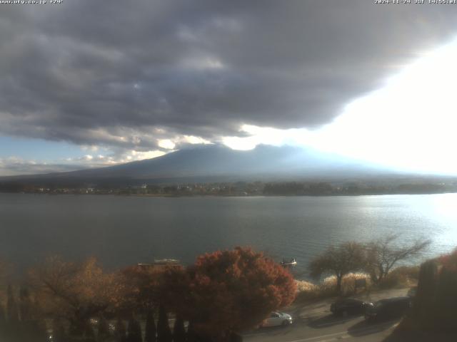 河口湖からの富士山