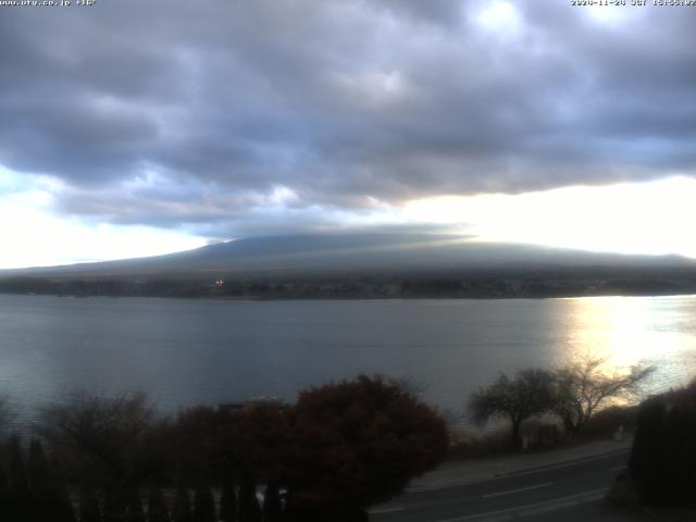 河口湖からの富士山