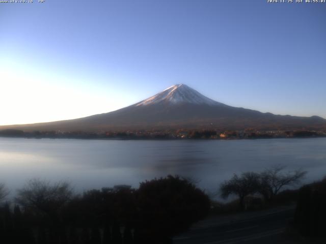 河口湖からの富士山