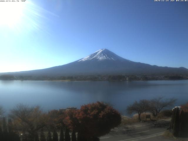 河口湖からの富士山